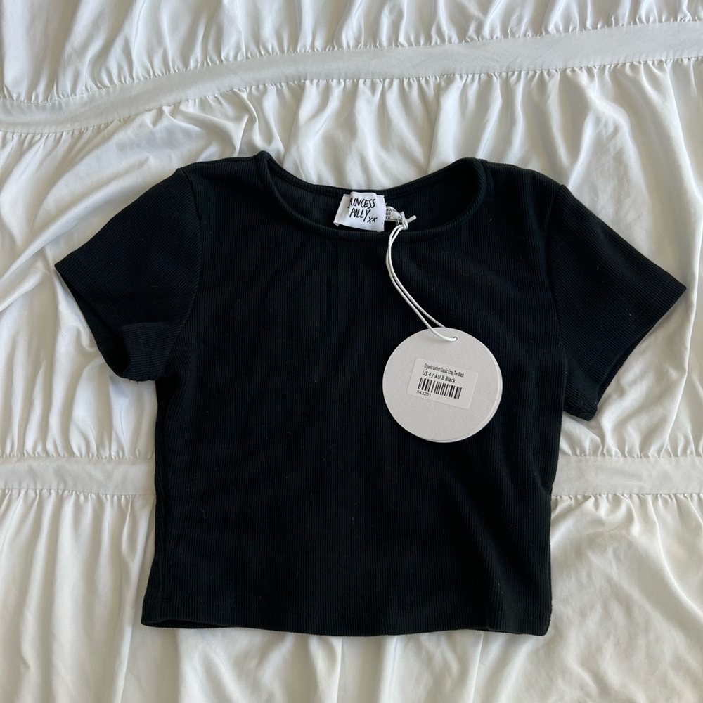 NWT Princess Polly organic classic crop tee